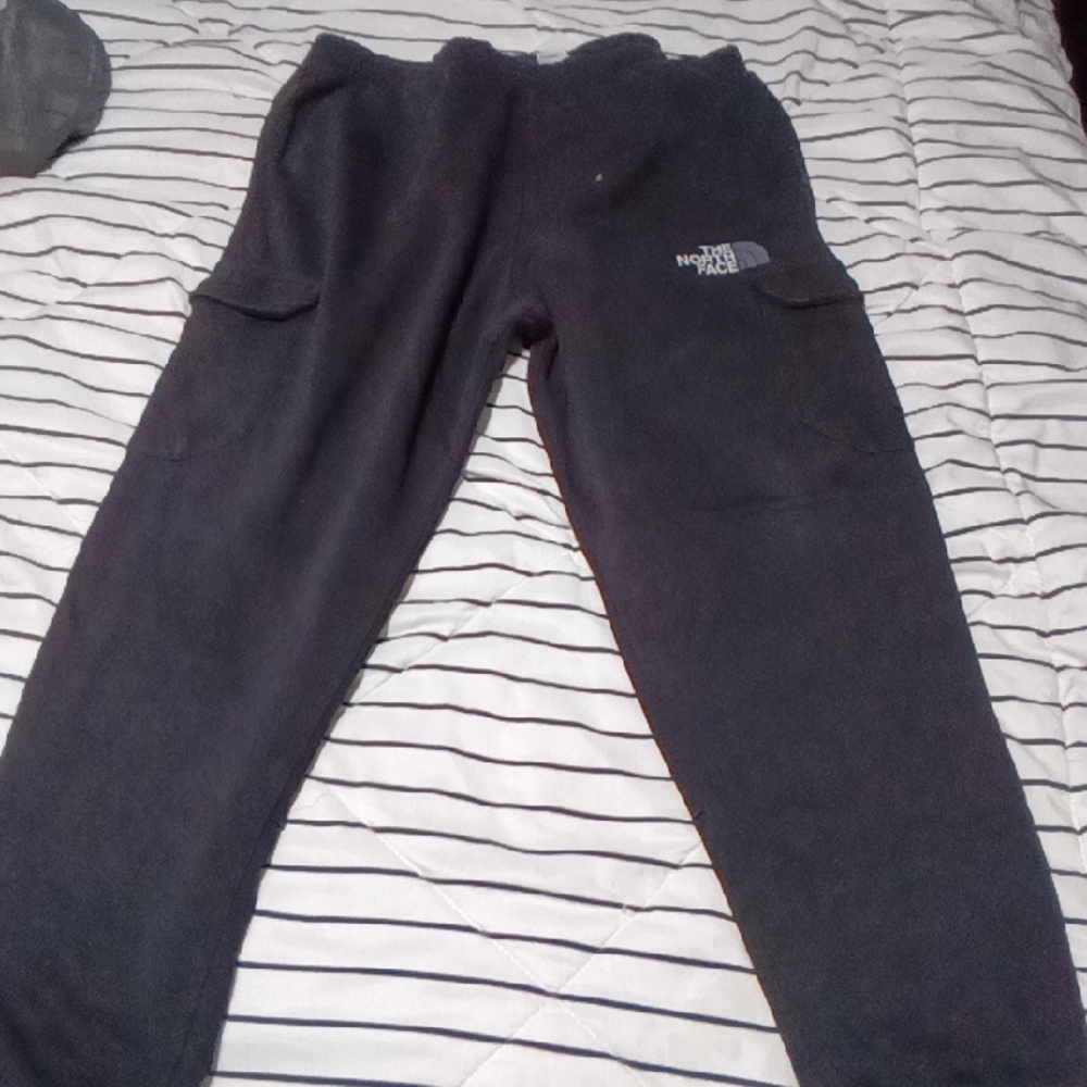 The North Face Black Fleece Sweatpants with Logo